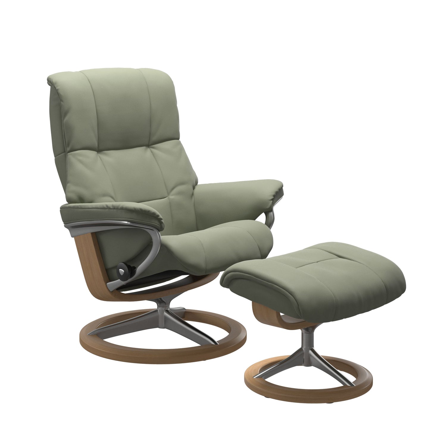 Mayfair Medium Leather Recliner - Signature Base