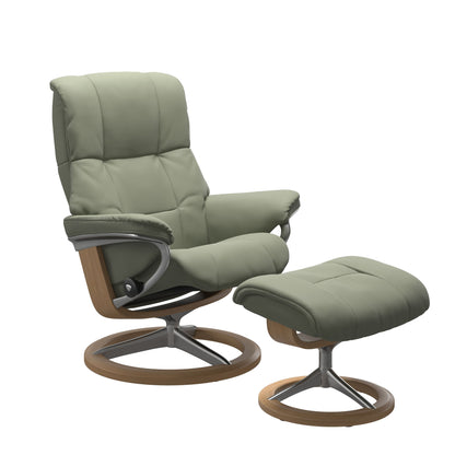 Mayfair Medium Leather Recliner - Signature Base