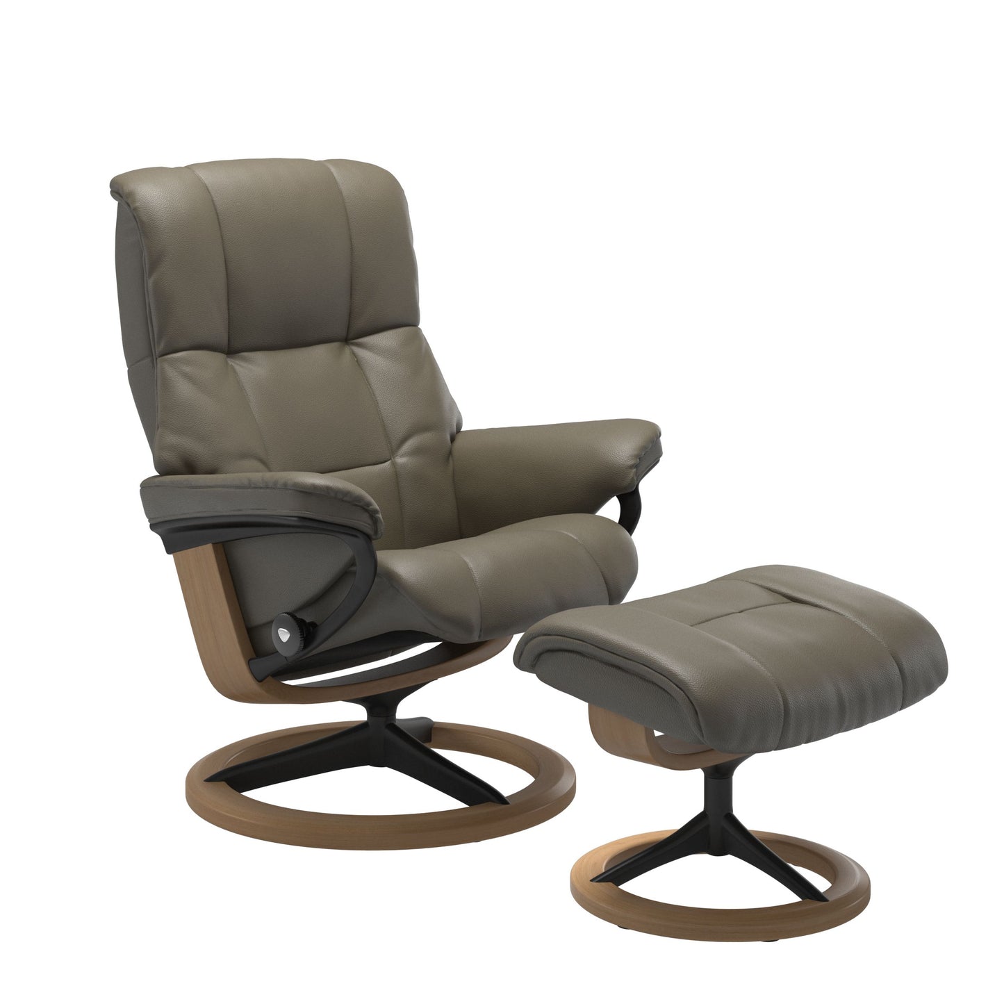 Mayfair Medium Leather Recliner - Signature Base