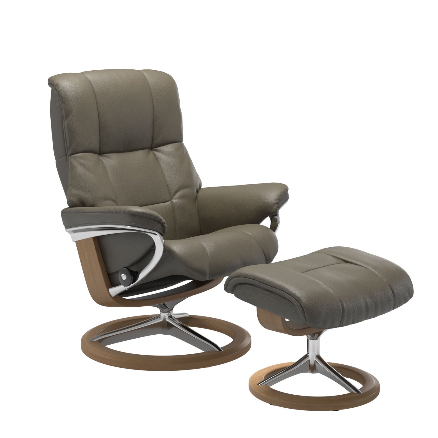 Mayfair Medium Leather Recliner - Signature Base