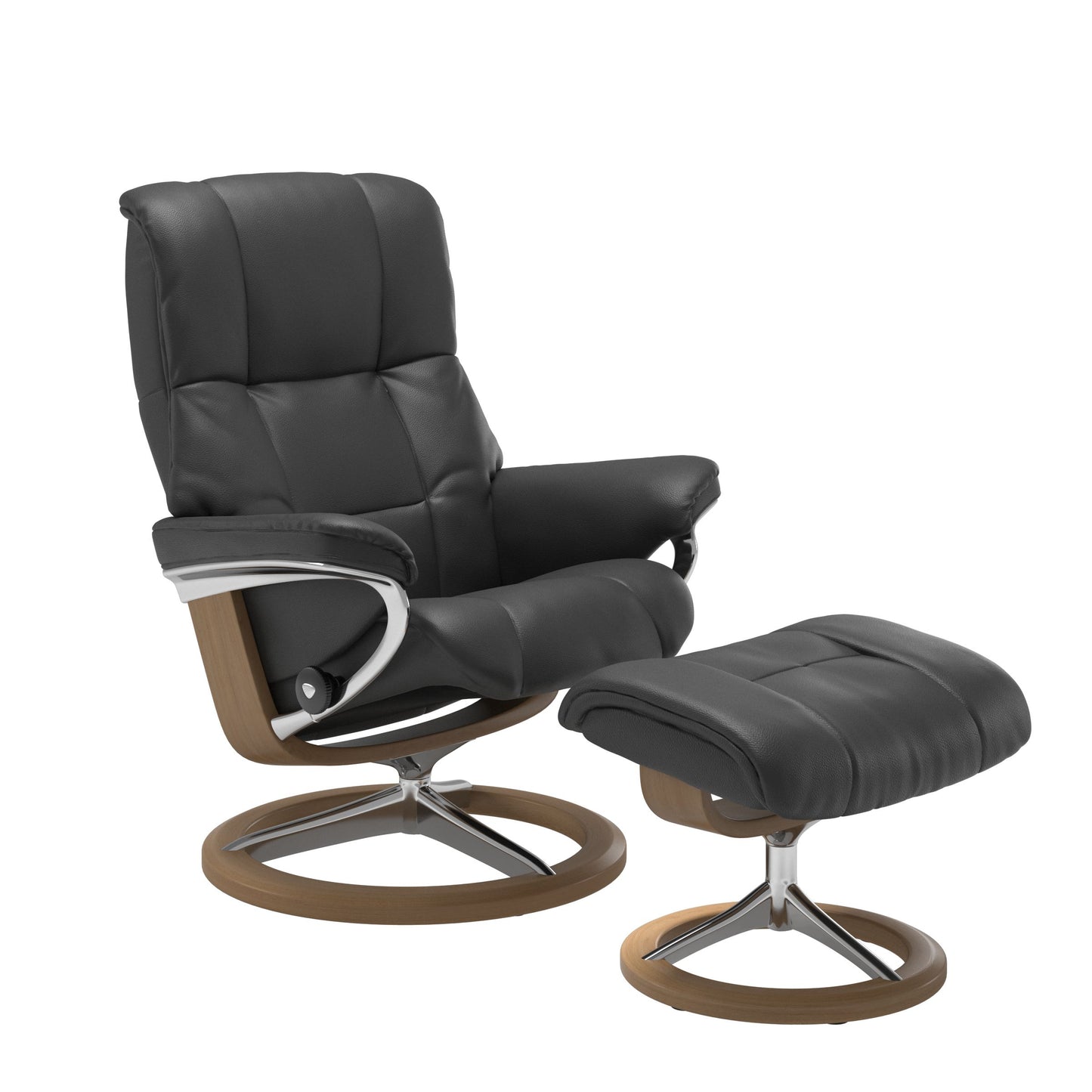 Mayfair Medium Leather Recliner - Signature Base