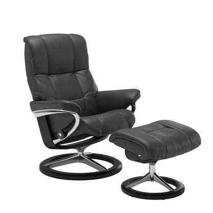 Mayfair Medium Leather Recliner - Signature Base