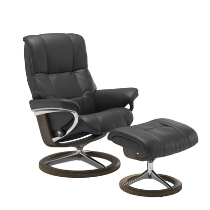 Mayfair Medium Leather Recliner - Signature Base