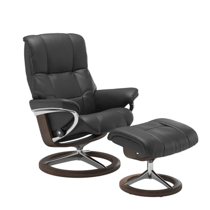 Mayfair Medium Leather Recliner - Signature Base