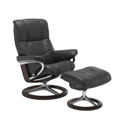 Mayfair Medium Leather Recliner - Signature Base