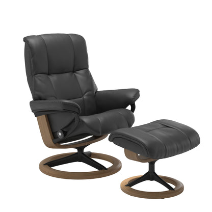 Mayfair Medium Leather Recliner - Signature Base