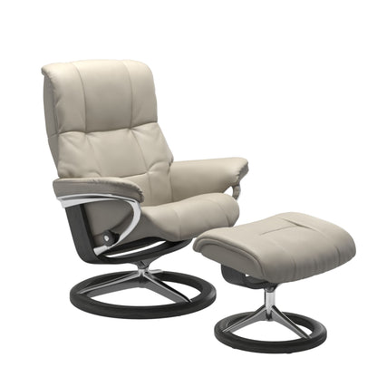 Mayfair Medium Leather Recliner - Signature Base