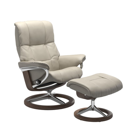 Mayfair Medium Leather Recliner - Signature Base