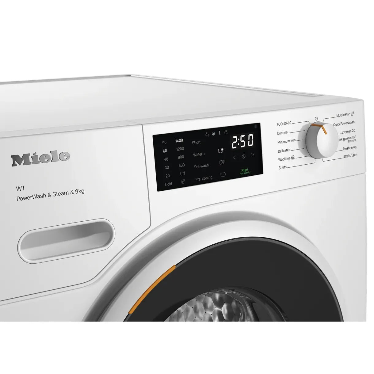 WWD380 WCS | 9kg | PWash & Steam