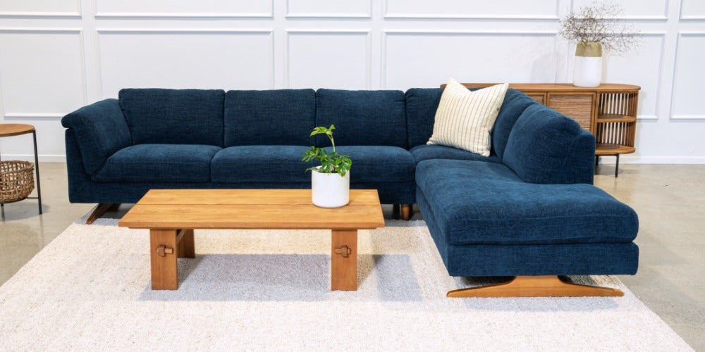 Nash 3-Seater with RHF Chaise - Fabric