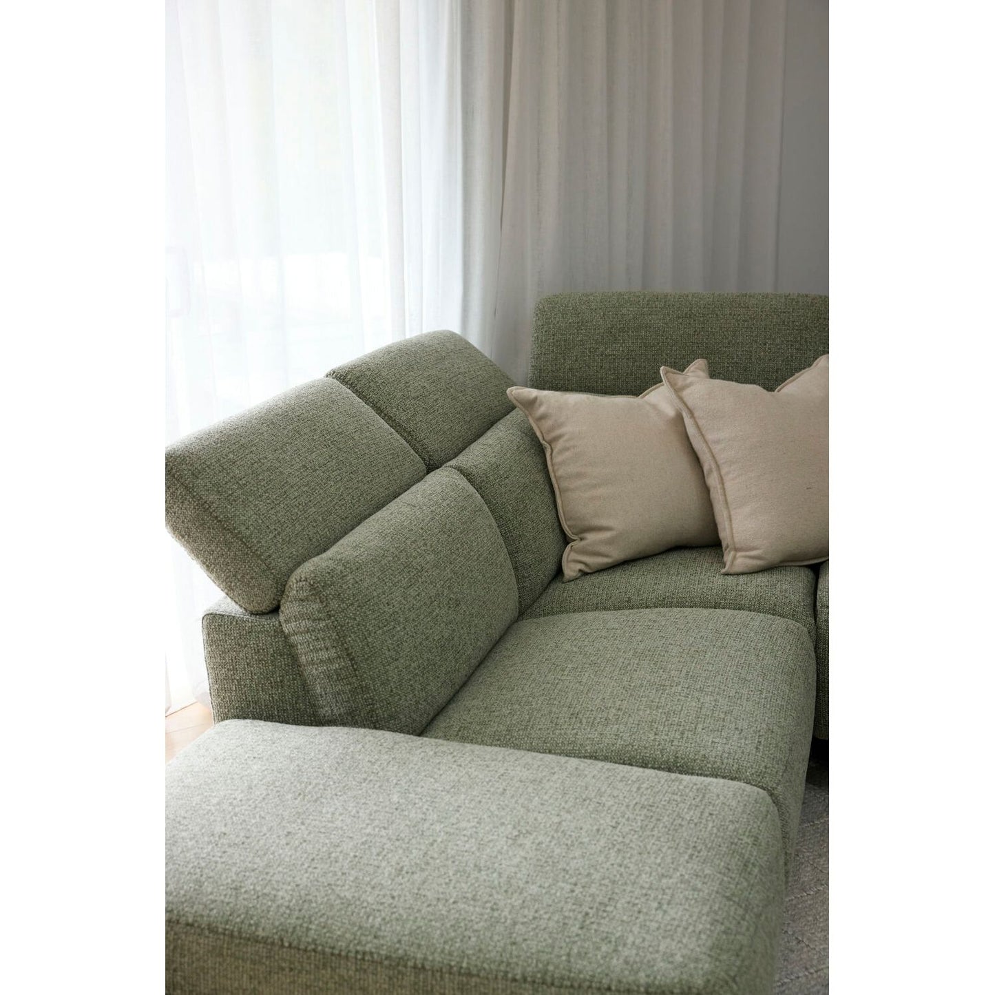 Nina 3-Seater Recliner Suite with LHF Chaise