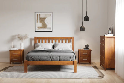 Portland 2-Drawer Bedside