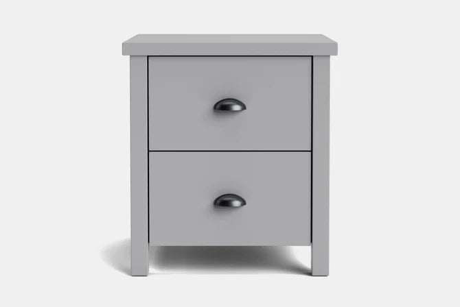 Portland 2-Drawer Bedside
