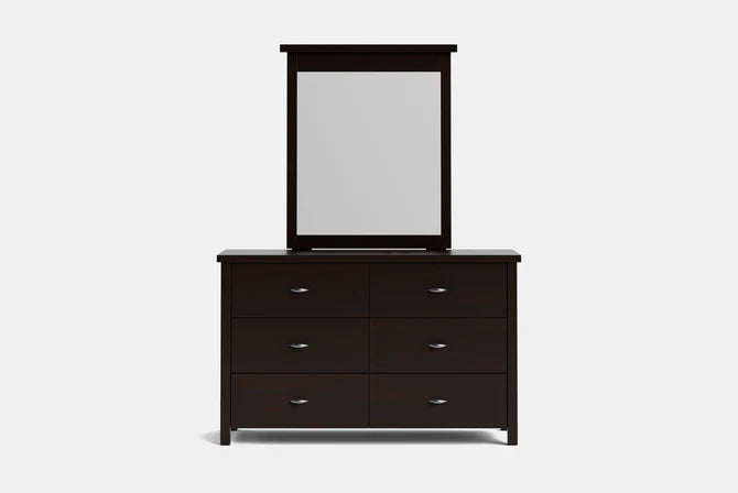 Portland 6-Drawer Dresser & Mirror