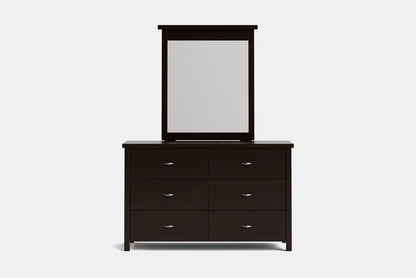Portland 6-Drawer Dresser & Mirror