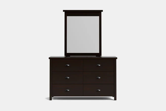 Portland 6-Drawer Dresser & Mirror