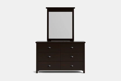 Portland 6-Drawer Dresser & Mirror