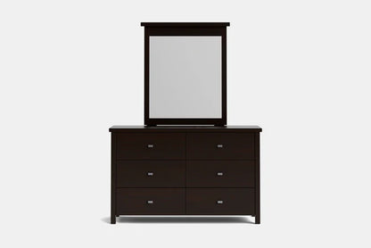 Portland 6-Drawer Dresser & Mirror
