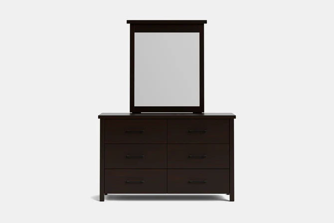 Portland 6-Drawer Dresser & Mirror