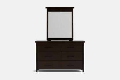 Portland 6-Drawer Dresser & Mirror