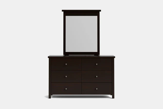 Portland 6-Drawer Dresser & Mirror
