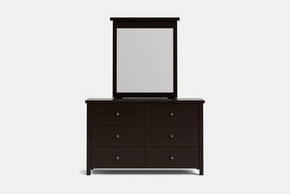 Portland 6-Drawer Dresser & Mirror