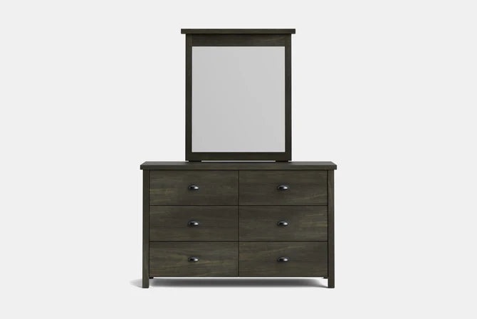 Portland 6-Drawer Dresser & Mirror