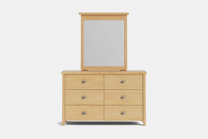 Portland 6-Drawer Dresser & Mirror