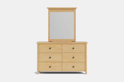 Portland 6-Drawer Dresser & Mirror