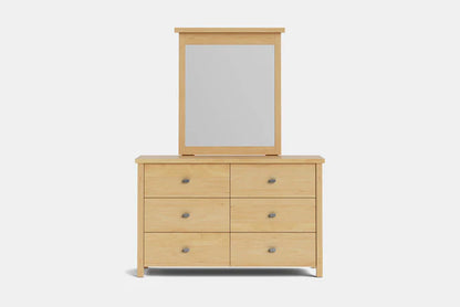 Portland 6-Drawer Dresser & Mirror