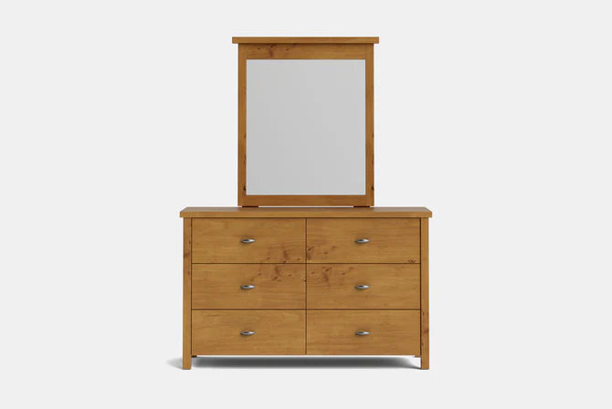 Portland 6-Drawer Dresser & Mirror