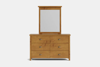 Portland 6-Drawer Dresser & Mirror