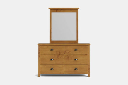 Portland 6-Drawer Dresser & Mirror