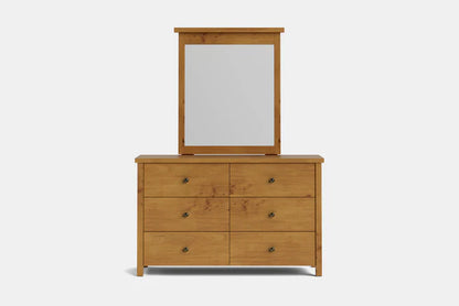 Portland 6-Drawer Dresser & Mirror