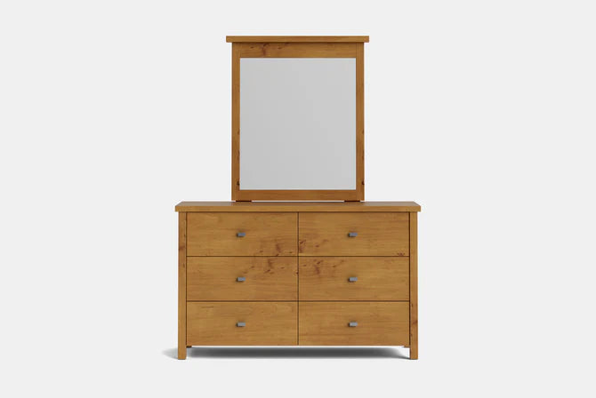 Portland 6-Drawer Dresser & Mirror