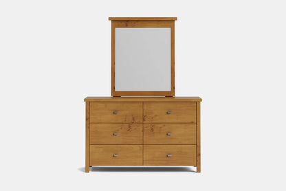 Portland 6-Drawer Dresser & Mirror