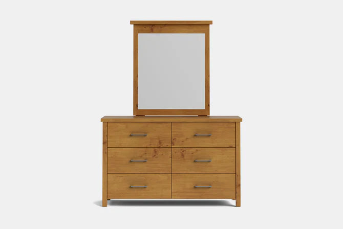 Portland 6-Drawer Dresser & Mirror