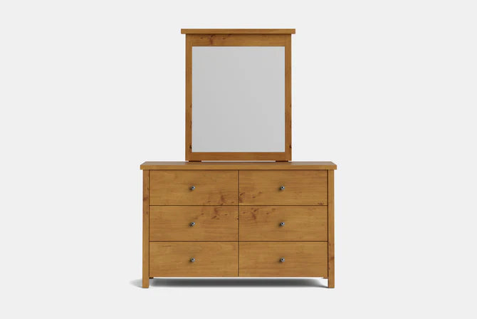 Portland 6-Drawer Dresser & Mirror