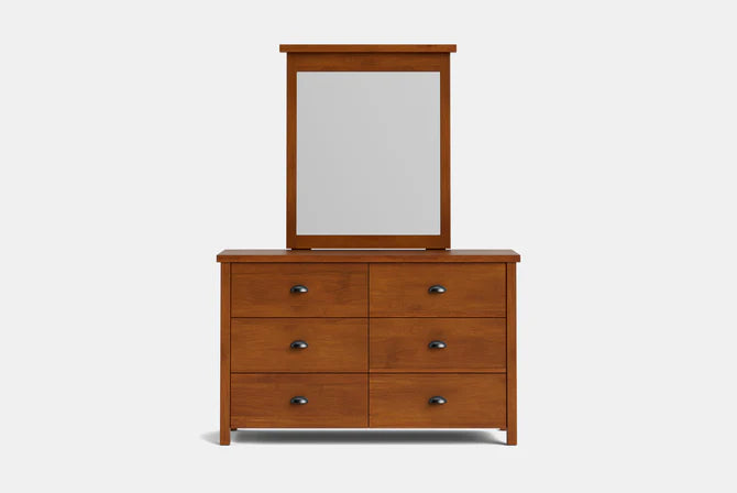 Portland 6-Drawer Dresser & Mirror