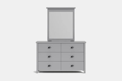 Portland 6-Drawer Dresser & Mirror