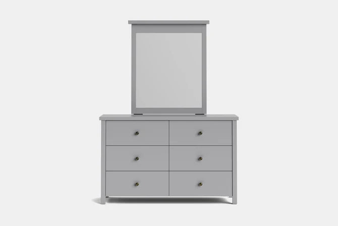 Portland 6-Drawer Dresser & Mirror