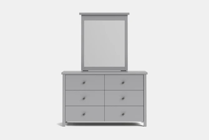 Portland 6-Drawer Dresser & Mirror