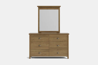 Portland 6-Drawer Dresser & Mirror