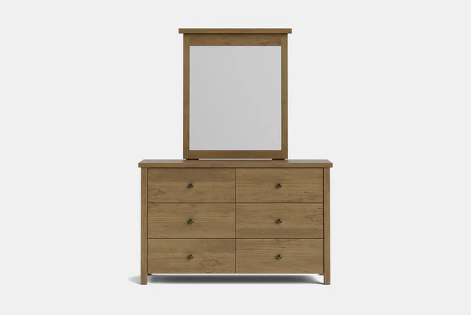 Portland 6-Drawer Dresser & Mirror