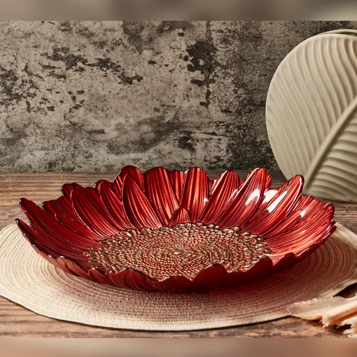 Red Sunflower Bowl
