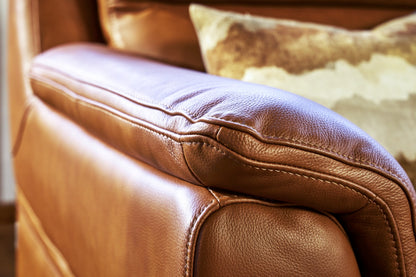 Sereno 2-Seater Power Reclining Sofa with LHF Chaise - Leather