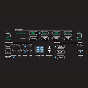 9kg Touch Rear Control Dryer