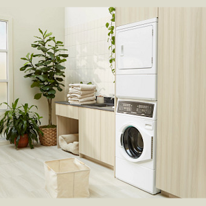 10kg+9kg Stacked Touch Control Front Load Washer Dryer