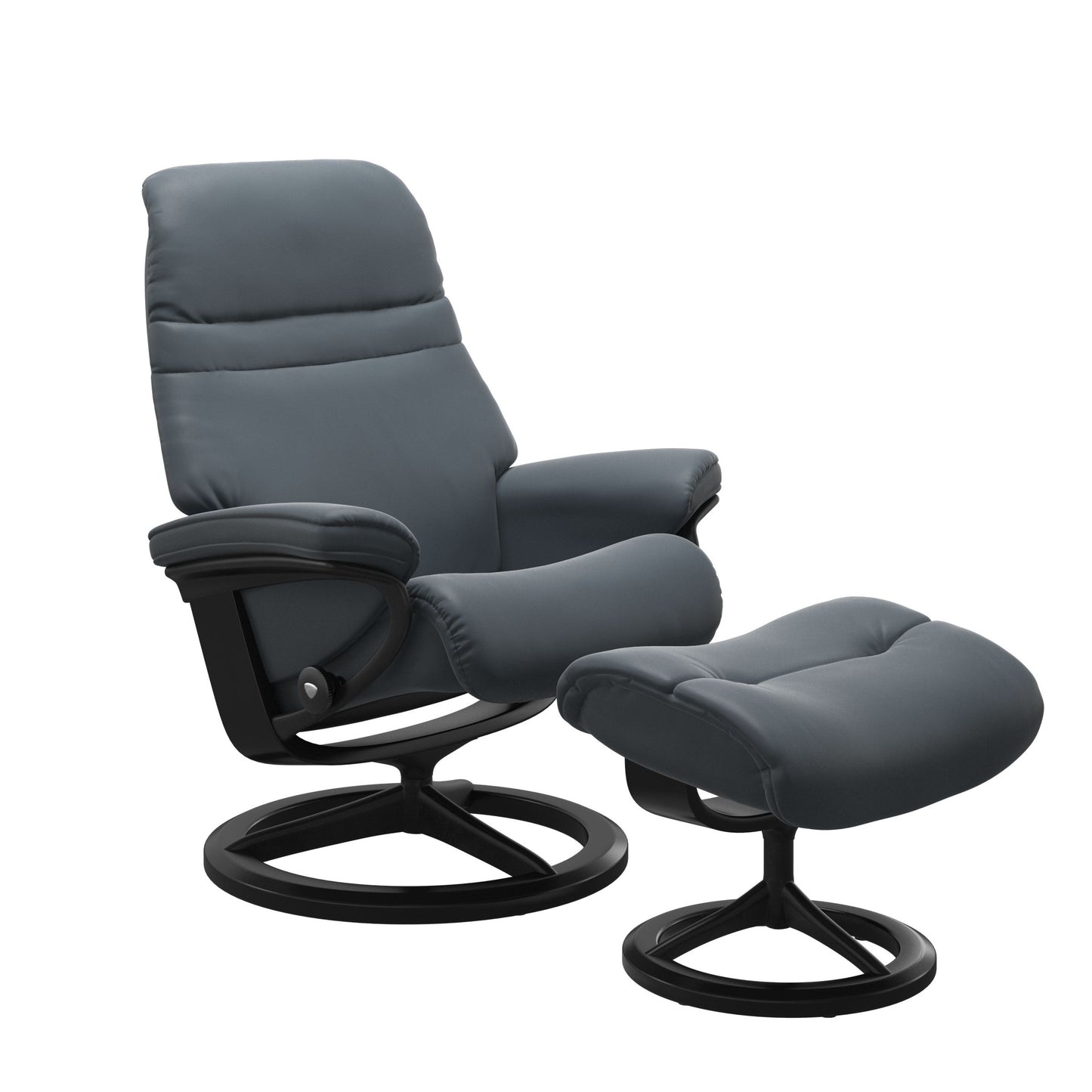 Sunrise Medium Leather Recliner - Signature Base