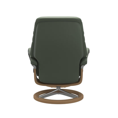 Sunrise Medium Leather Recliner - Signature Base